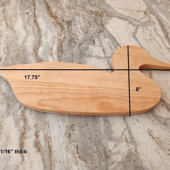 Charcuterie / Cutting board - Duck shape - Picture 2 of 16